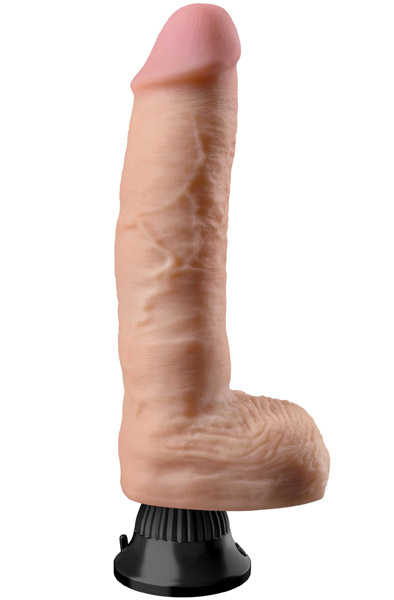 Pipedream Real Feel Deluxe 9 24 cm Dildo med vibrator | | Intimast