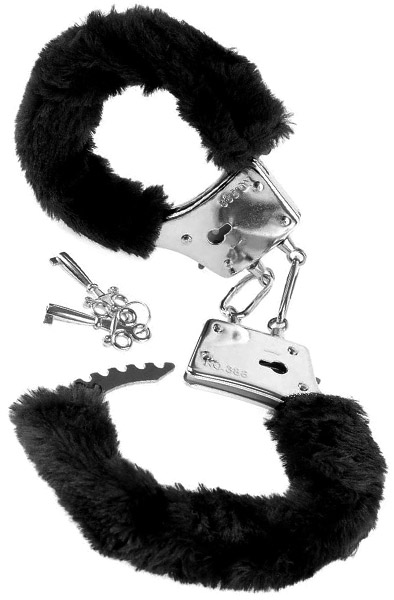 Pipedream Beginners Furry Cuffs Handbojor med fluff |  | Intimast