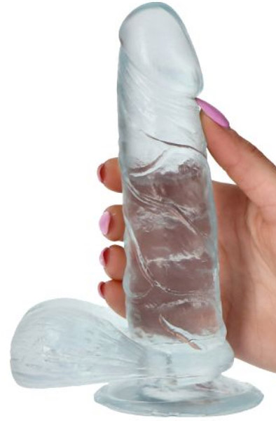 TOYZ4LOVERS Jelly Dildo Real Rapture Clear 17cm Dildo |  | Intimast