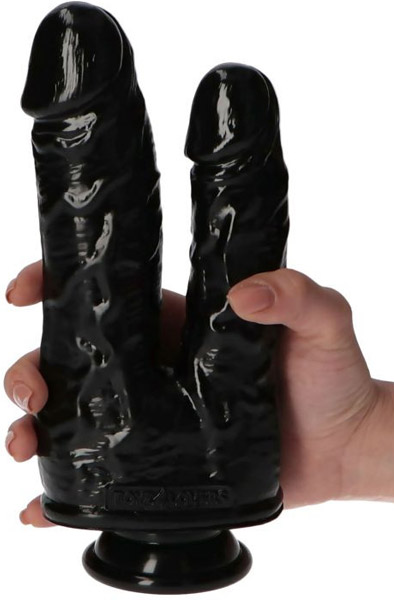 TOYZ4LOVERS Double Dildo Black 18,5 cm Dubbeldildo |  | Intimast