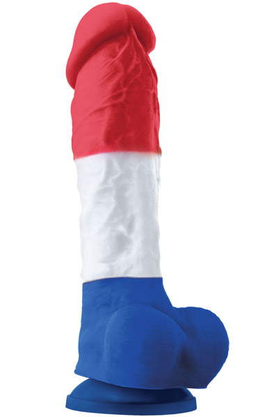 NS Novelties Colours Pleasures Tricolor 22,5cm Dildo | | Intimast