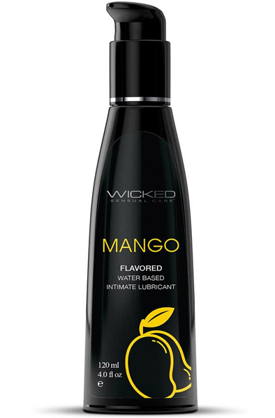Wicked Aqua Mango Lube 120ml Glidmedel med mangosmak |  | Intimast