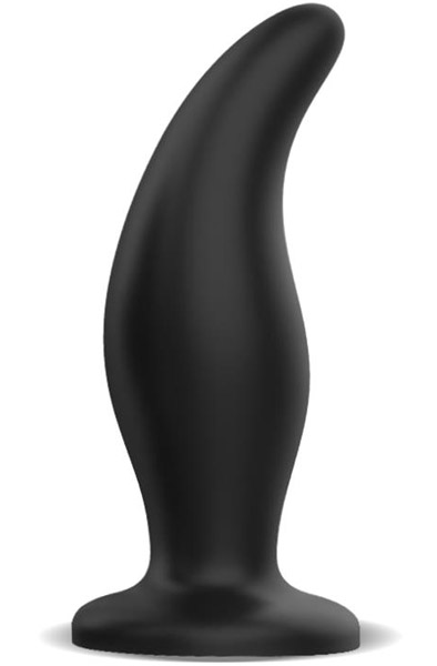 Afterdark Sharky Anal Plug Black Silicone 12cm Analplugg |  | Intimast