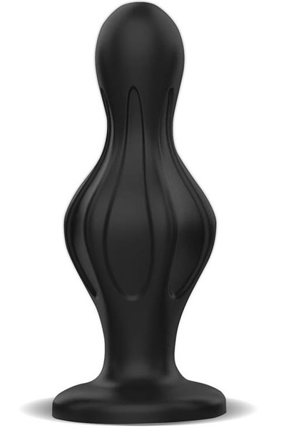 Afterdark Nocte Anal Plug Black Silicone 12cm Analplugg |  | Intimast