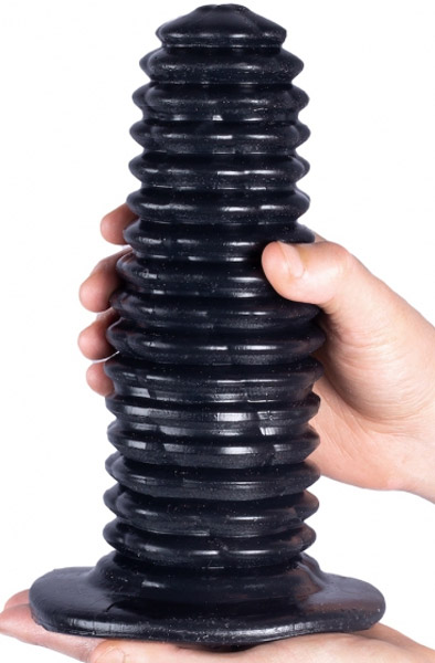 Hunglock Fluffy 24 cm Grövre analplugg