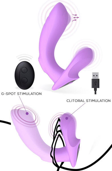 Action G-spot Vibrator With Clitoral Stimulation G-punktsvibrator |  | Intimast