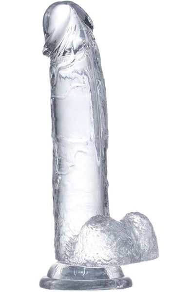 Glazed Clear Dildo 20 cm Dildo
