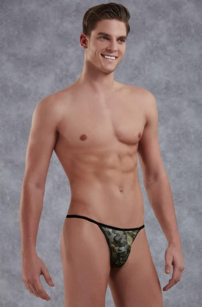 Alternativ bild 0 för Doreanse Kalsonger Men G-string Camoflage polyester X-Large Herr