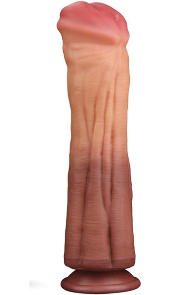 Lovetoy Dual Layered Platinum Silicone Cock 30cm Dildo | | Intimast