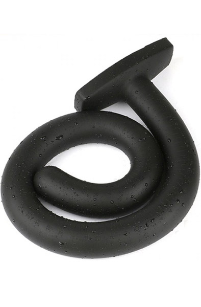 Wolf Quarterstaff Silicone Black L 63cm Extra lång analdildo |  | Intimast