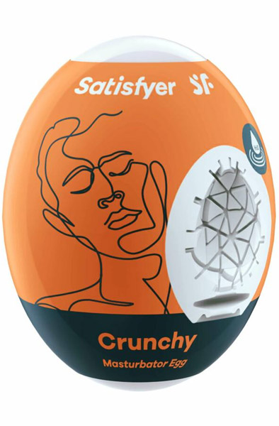 Satisfyer Masturbator Egg Single Crunchy Onaniägg |  | Intimast