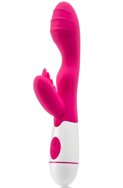 Rabbit Vibrator USB-Rechargeable Pink 20 cm Rabbitvibrator |  | Intimast