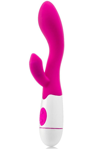 Rabbit Vibrator USB-Rechargeable Pink 20cm Rabbitvibrator |  | Intimast
