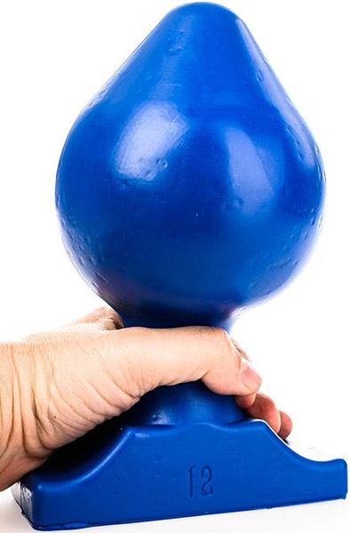 All Blue Vinyl Anal Plug 22,5 cm Grövre analplugg