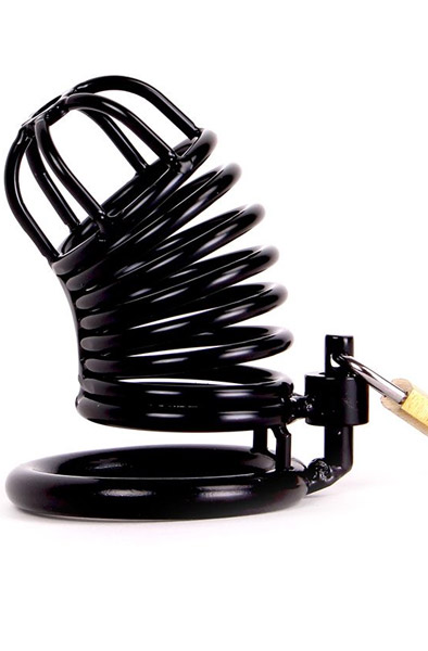 Kiotos Chastity Cage Black Kyskhetsbur |  | Intimast