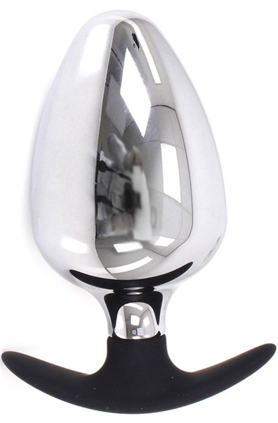 Anal Plug BIG-S Handle 12cm ø7cm Analplugg metall |  | Intimast