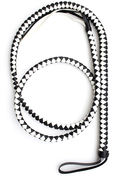 Kiotos Whip Black & White 190cm BDSM Piska |  | Intimast
