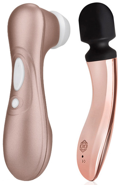 Satisfyer Pro 2 + Rosy Gold Nouveau Curve Paketerbjudande |  | Intimast