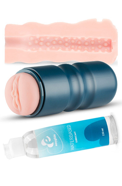 FPPR. Vagina Masturbator + Waterbased Lubricant 150ml Paketerbjudande |  | Intimast