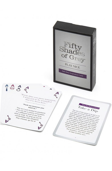 Fifty Shades of Grey Talk Dirty Inspiration Cards Kortspel |  | Intimast