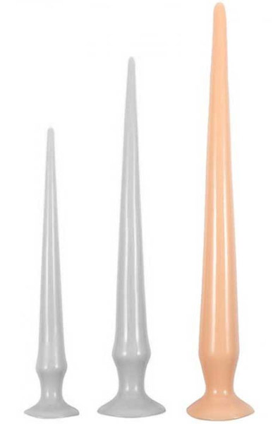 Long Dildo Tail Flex Flesh 48 cm Extra lång analdildo | | Intimast