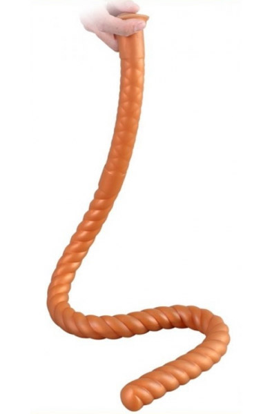 TheAssGasm Long Twist Dildo 80 cm Extra lång analdildo