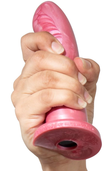 Alternativ bild 1 för HERSPOT - GOLDEN ROSE MEDIUM DILDO