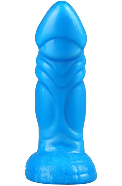 Alternativ bild 1 för Fantasy Snaky Blue Dildo 21cm