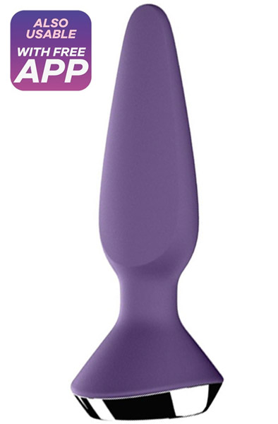 Plug-ilicious 1 Bluetooth & App Purple Analplugg med vibrator | | Intimast
