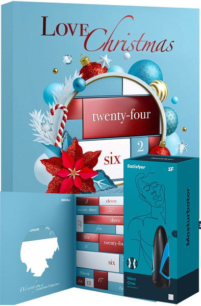 Satisfyer Advent Calendar + Men Mastubator Adventskalender sexleksaker | | Intimast