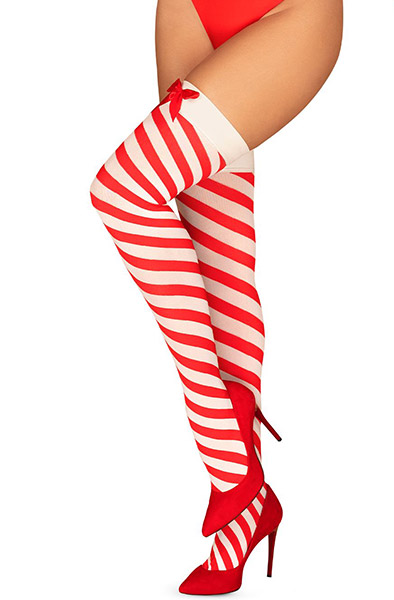 Obsessive Kissmas Stockings L/XL Stay-ups |  | Intimast