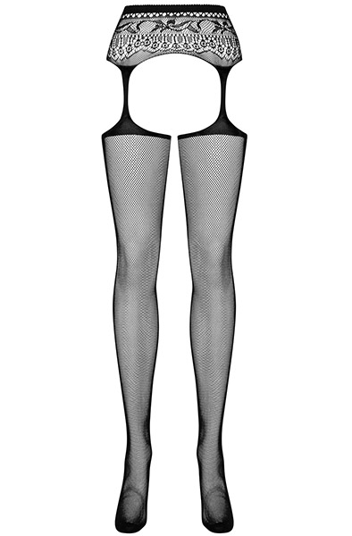 Alternativ bild 1 för S307 - Black Garter Stockings