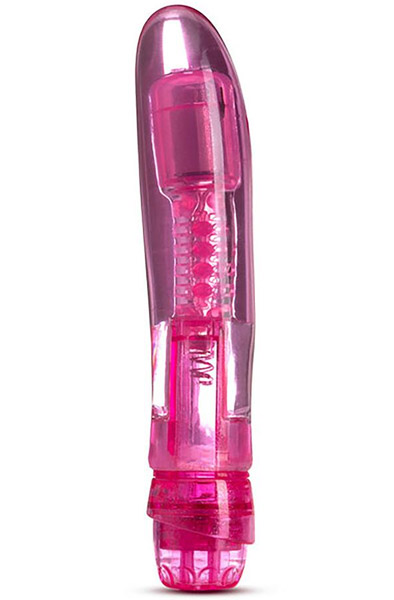 Naturally Yours Samba Pink 15,5cm Dildo med vibrator | | Intimast