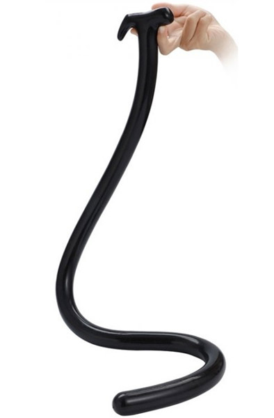 FUKR Mega Snake Long Dildo Black 100cm Extra lång analdildo |  | Intimast