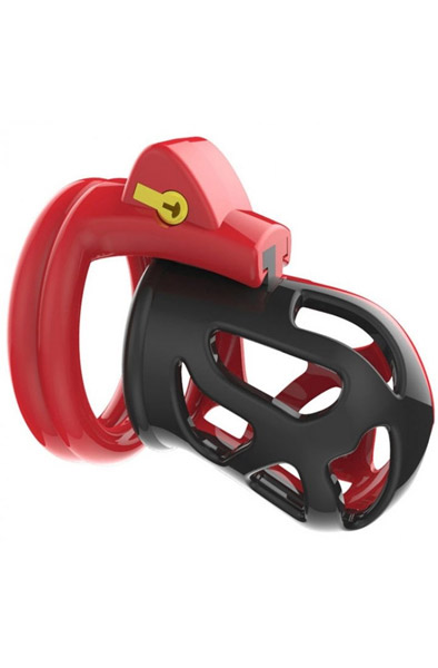 Joker Chastity Cage Red-Black Kyskhetsbur |  | Intimast