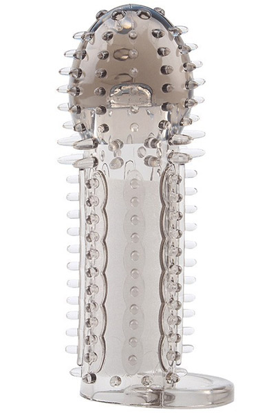 Nubby Grey Sleeve 14,5 cm Penisöverdrag |  | Intimast