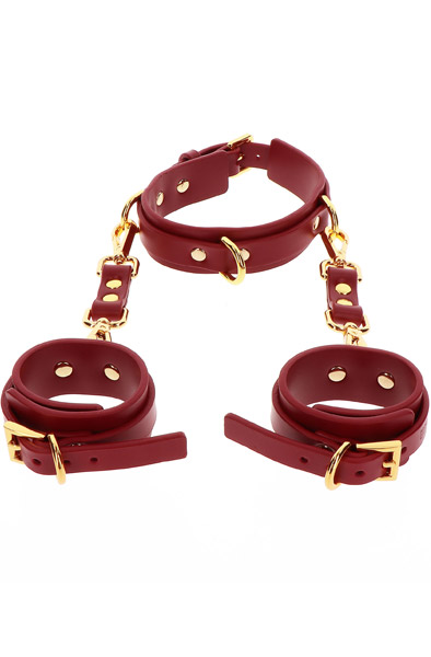 Taboom D-Ring Collar & Wrist Cuffs Handbojor och halsband | | Intimast