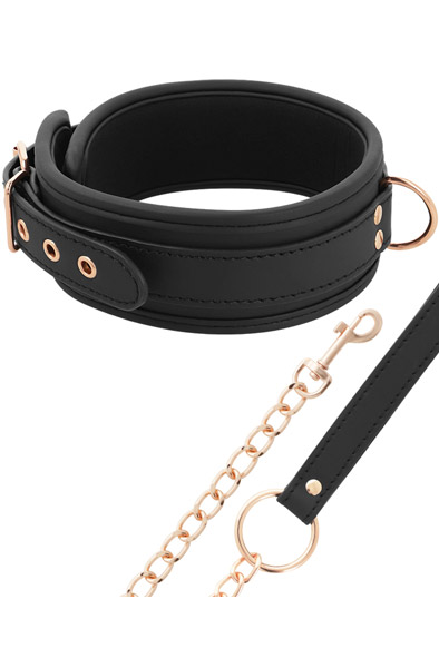Coquette Fantasy Vegan Leather Collar Halsband & koppel