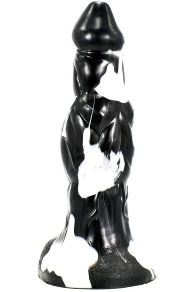 Dildo Wolorz Black-White 22,5 cm Dragon dildo