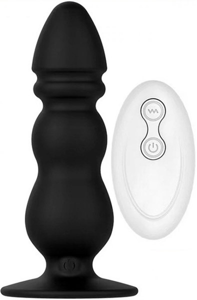 The Red Vibrating Shock Plug 13cm Analplugg med vibrator |  | Intimast
