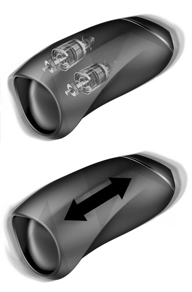 Evony Oral Sex Male Masturbator Suction & Vibration 2 Motors Masturbator |  | Intimast