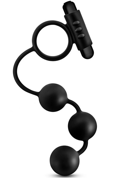 Anal Adventures Anal Bead With C-Ring Analkulor med vibration | | Intimast
