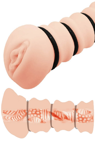 Masturbating Vagina Sleeve With Rings Lösvagina | | Intimast