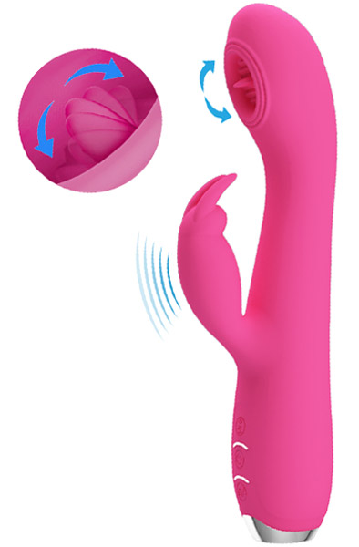 Pretty Love Rachel Pink 3 Licking 12 Vibration Rabbitvibrator | | Intimast