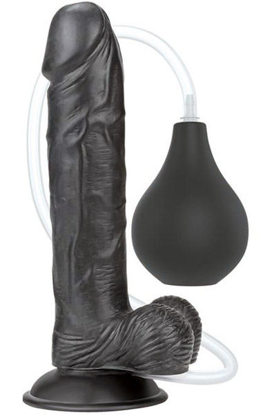 Lovetoy Squirt Extreme Dildo Black 23cm Sprutande dildo | | Intimast