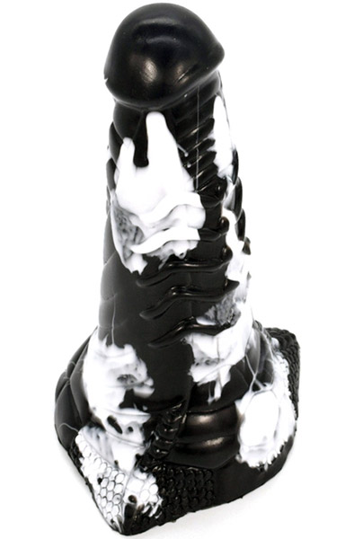 Plug Aranix Black-White 20 cm Dragon dildo