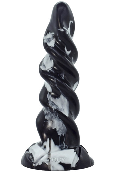 Plug Gimlix Black-White 23 cm Dragon dildo