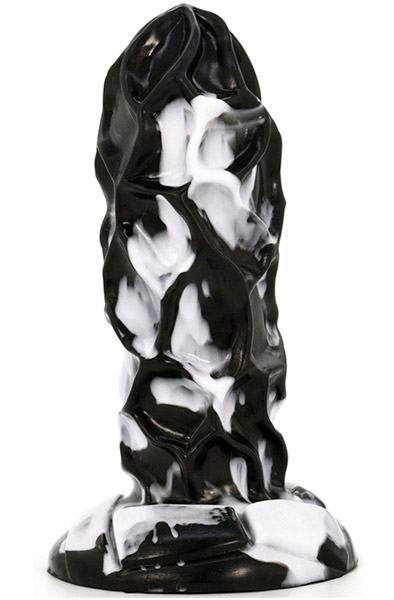 Dragonis Dildo Black-White 19 cm Dragon dildo
