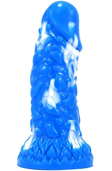 Dildo Toadyk Blue-White 22 cm Dragon dildo