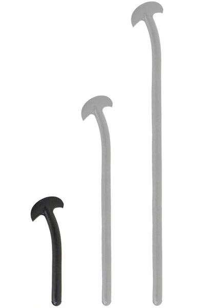 Darksil FlexiStick Silicone Dildo S 25 cm Extra lång analdildo